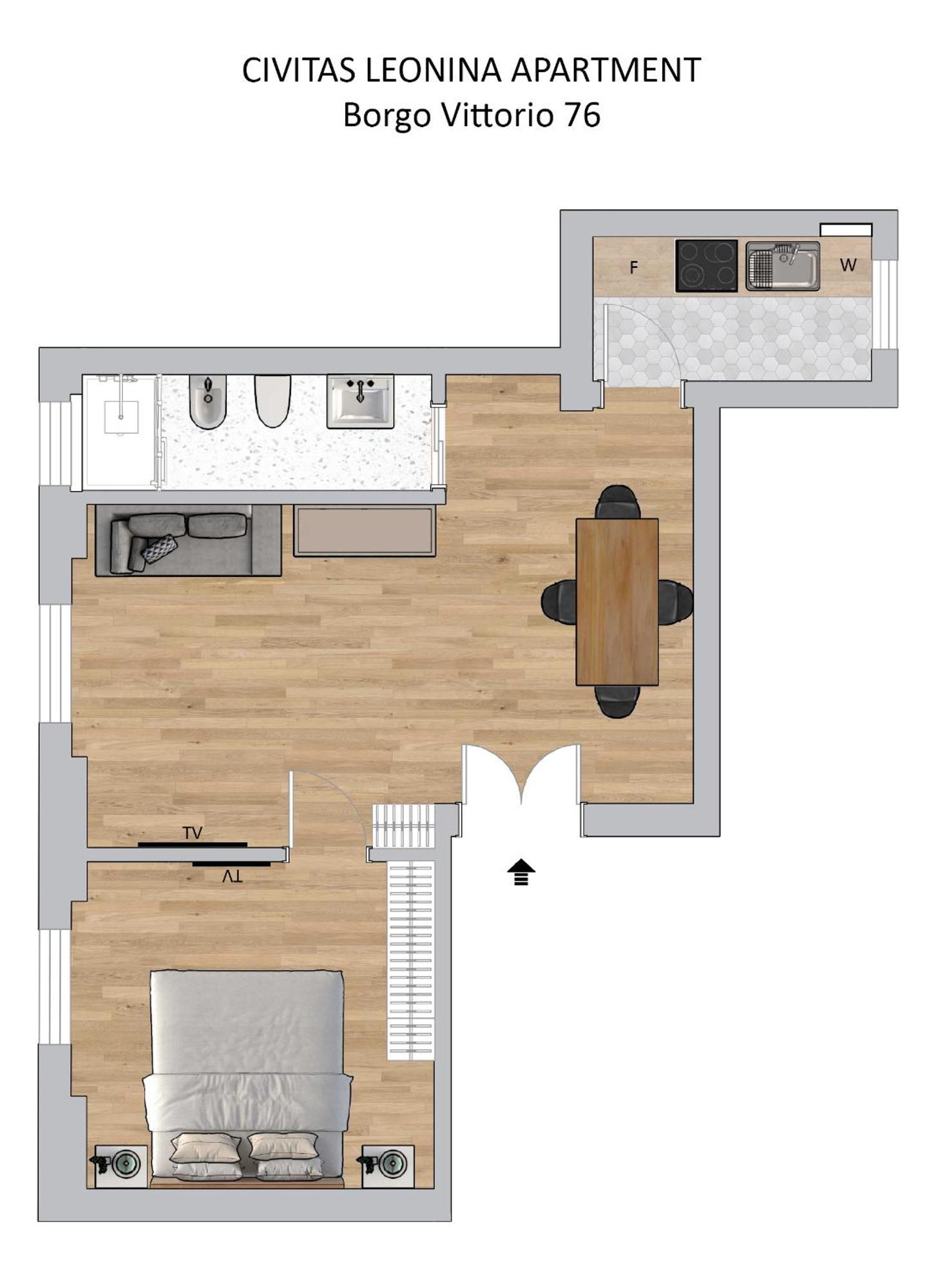 Civitas Leonina Apartment Rzym Zewnętrze zdjęcie